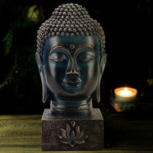 Buddha Bust with Lotus Display Base - MyGift