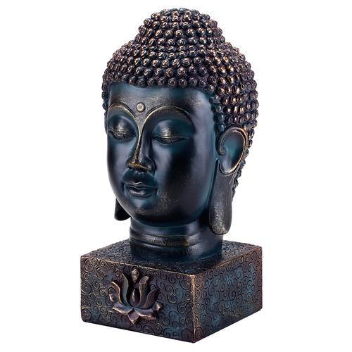 Buddha Bust with Lotus Display Base - MyGift