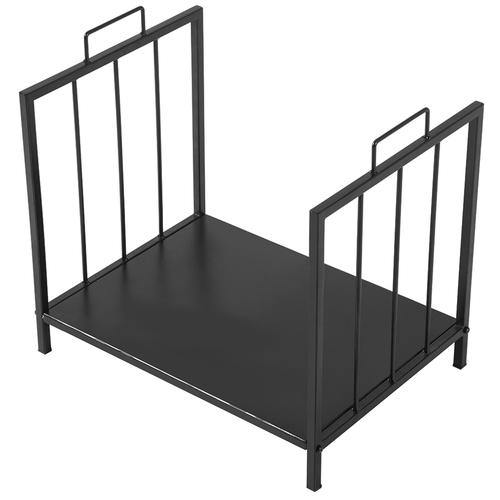 Black Metal Firewood Rack - MyGift
