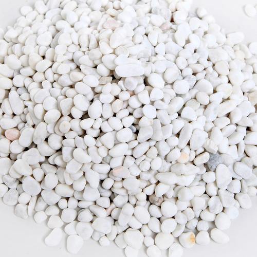 Mini White Synthetic River Pebbles, Vase Fillers, 8 lbs - MyGift