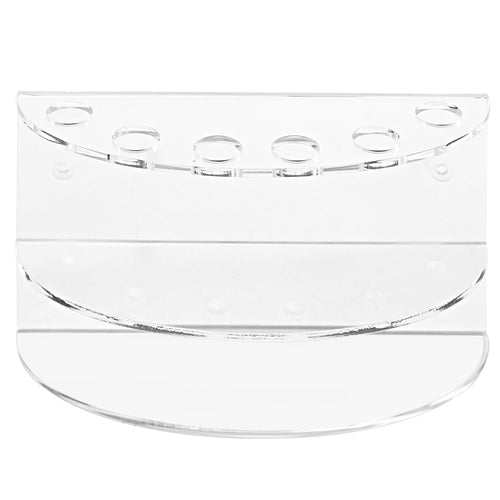 Round Clear Acrylic Dry Erase Marker & Accessories Holder, Wall Mounted-MyGift