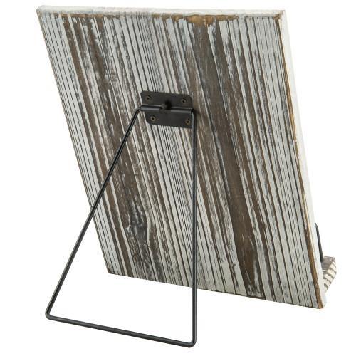 Torched Wood and Metal Cookbook Holder - MyGift