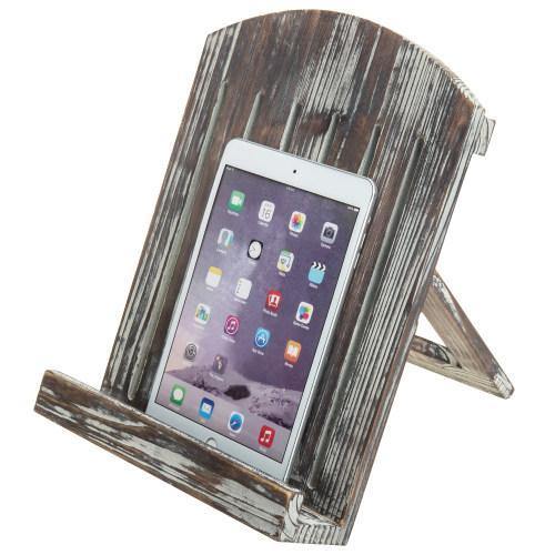 Torched Wood Cookbook/Tablet Holder - MyGift