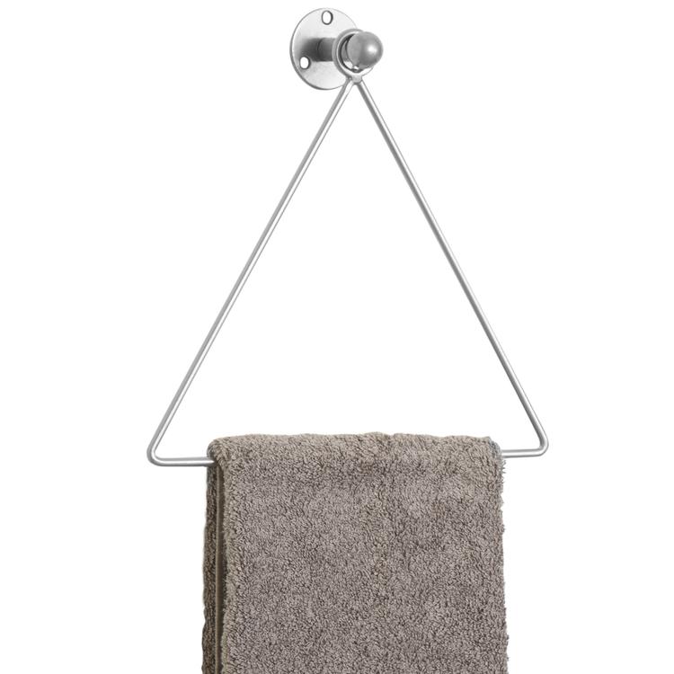 Triangle Shaped Chrome Hand Towel Rack