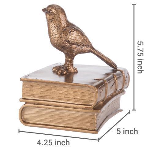 Vintage Brass Bird Bookends - MyGift