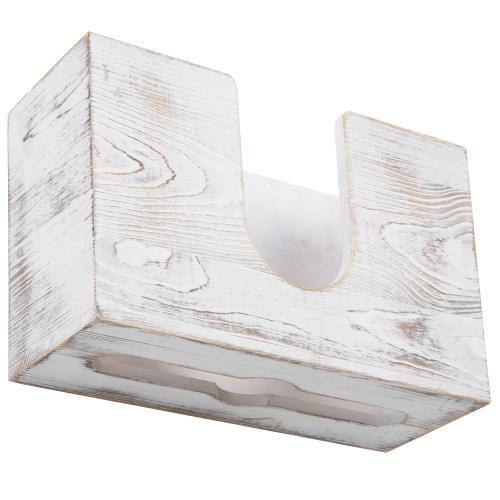 Whitewashed Wood Paper Towel Dispenser - MyGift