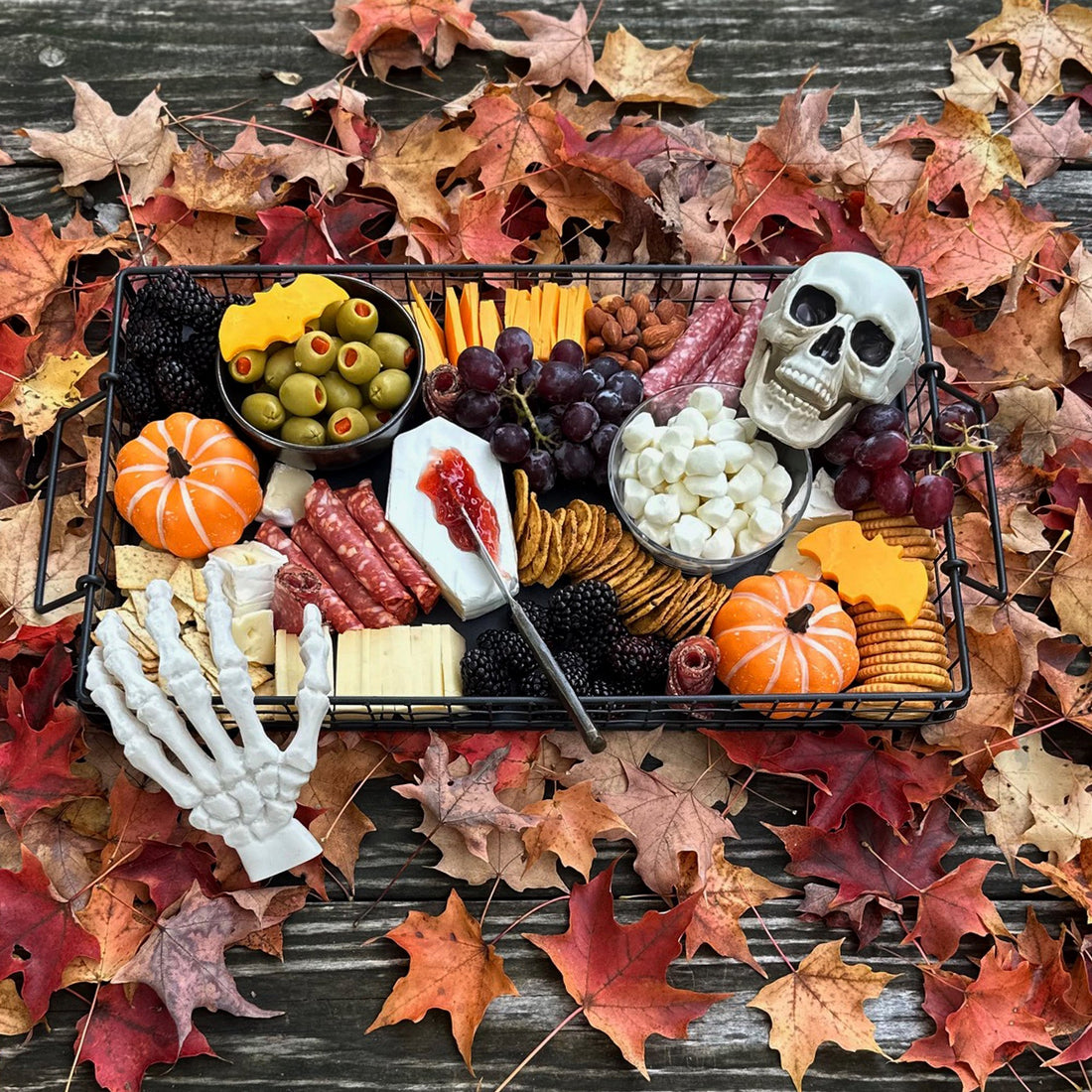 Halloween-Inspired Charcuterie &amp; Snack Boards