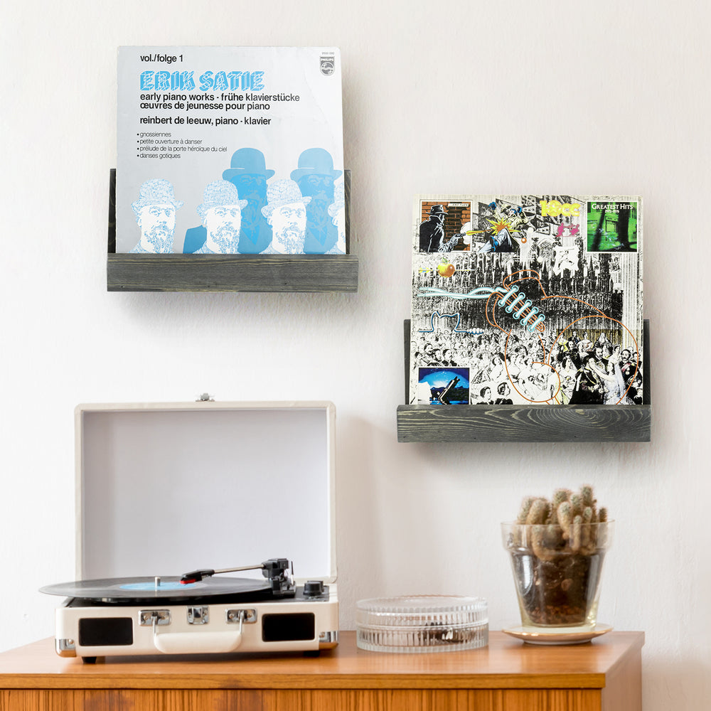 wall mounted record vinyl display shelf gifts under $50