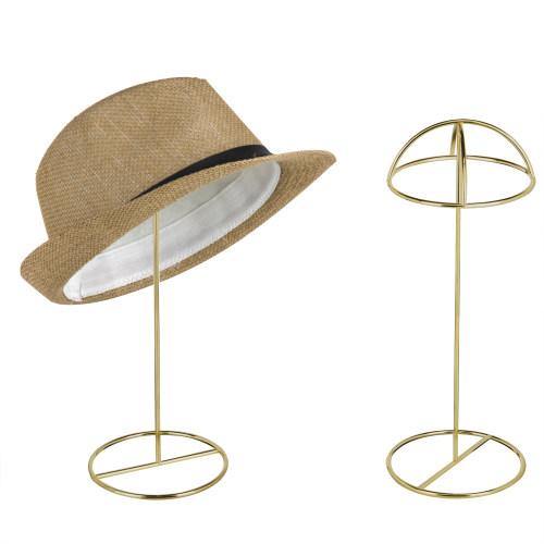 Brass-Tone Wire Tabletop Hat Stands, Set of 2 - MyGift