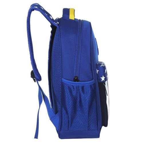 16-Inch Kids' Blue & White Stars & Stripes School Backpack - MyGift