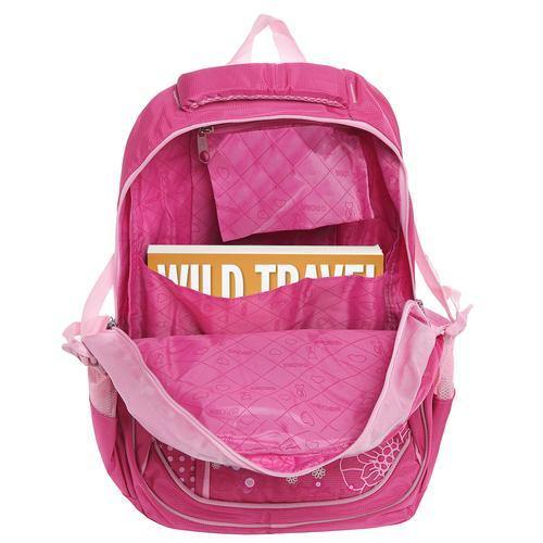 18 Inch Girls Butterfly Student School Bookbag/Children's Backpack, Pink - MyGift