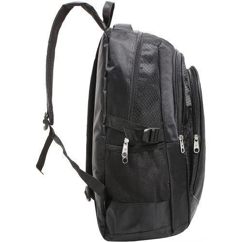 19 Inch Multipurpose Black Polyester Backpack/Carry On Bag - MyGift