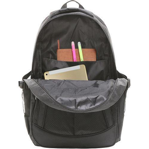 19 Inch Multipurpose Black Polyester Backpack/Carry On Bag - MyGift