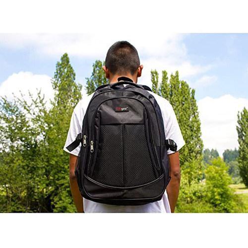 19 Inch Multipurpose Black Polyester Backpack/Carry On Bag - MyGift
