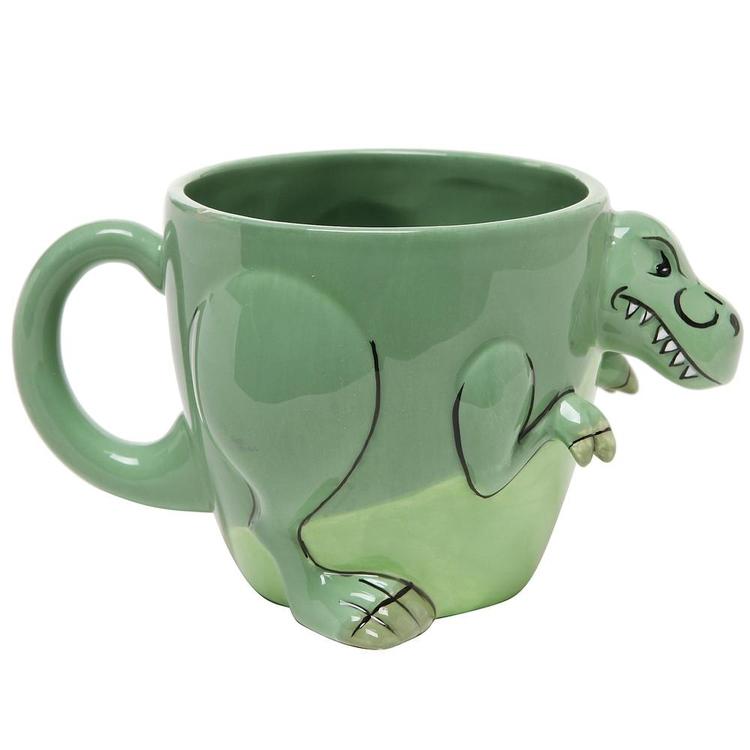 3D White Dinosaur Mug Design