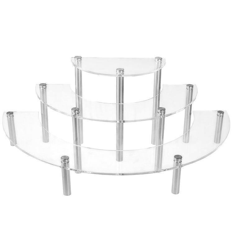 3-Tier Acrylic Semicircle Cupcake Stand - MyGift