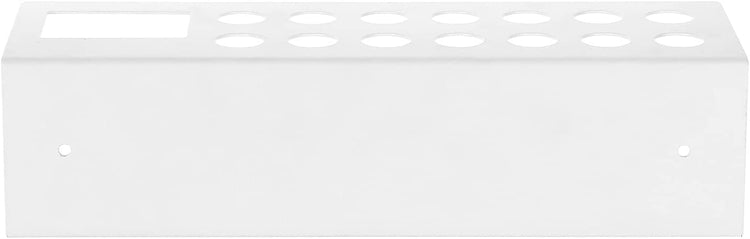 Wall Mounted White Metal Whiteboard Accessories Rack with Slots for Dry Erase Markers and Eraser Holder, Marker Holder-MyGift