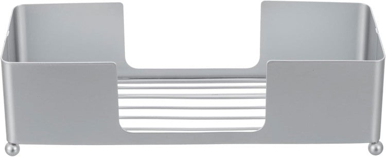Silver Tone Metal Tabletop Commercial Folded Paper Towel Holder, Napkin Dispenser Tray-MyGift