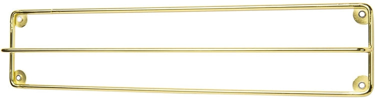 Sunglasses Hanger Holder Brass Tone Metal Wire Wall Mounted Eyewear Display Rack, Hanging Eyeglasses Storage Rail-MyGift