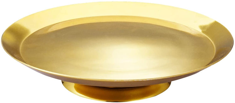 Deluxe Style Brass Plated Metal Rotating Lazy Susan Turntable Display-MyGift