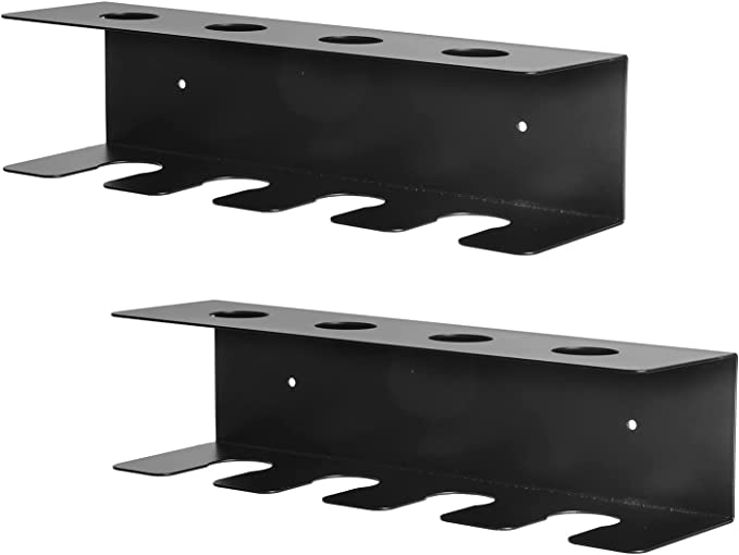 Baseball Bat and Ball Wall Mounted Storage Rack, Baseball Bat Holder Organizer, Set of 2-MyGift