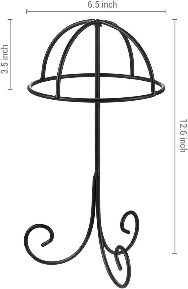 Brass Tone Metal Wire Hat Holder Display Rack-MyGift