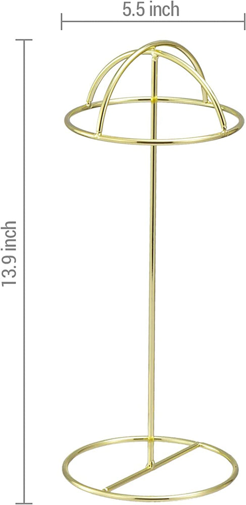 Freestanding Tabletop 14-Inch Hat Rack Stand, Wig Storage Display Holder, Set of 3-MyGift