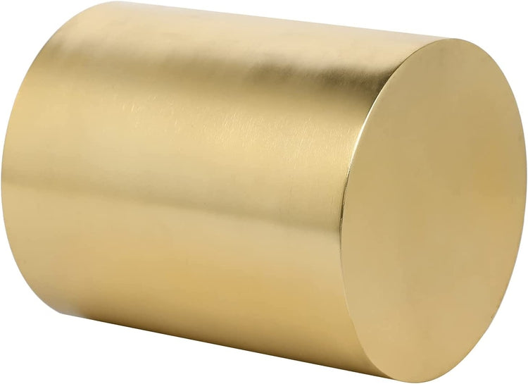 Brushed Brass Metal Decorative Planter Pot with Display Riser Stand-MyGift