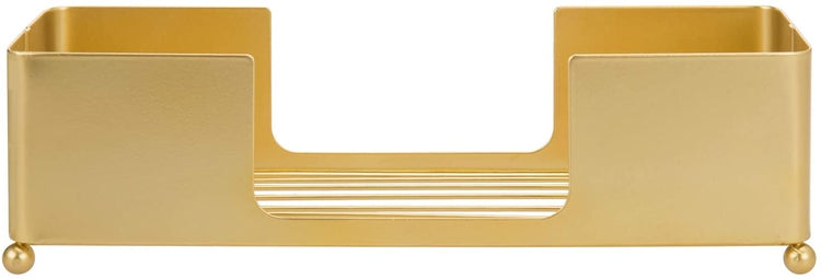 Brass Tone Metal Tabletop Commercial Paper Towel Holder Dispenser-MyGift