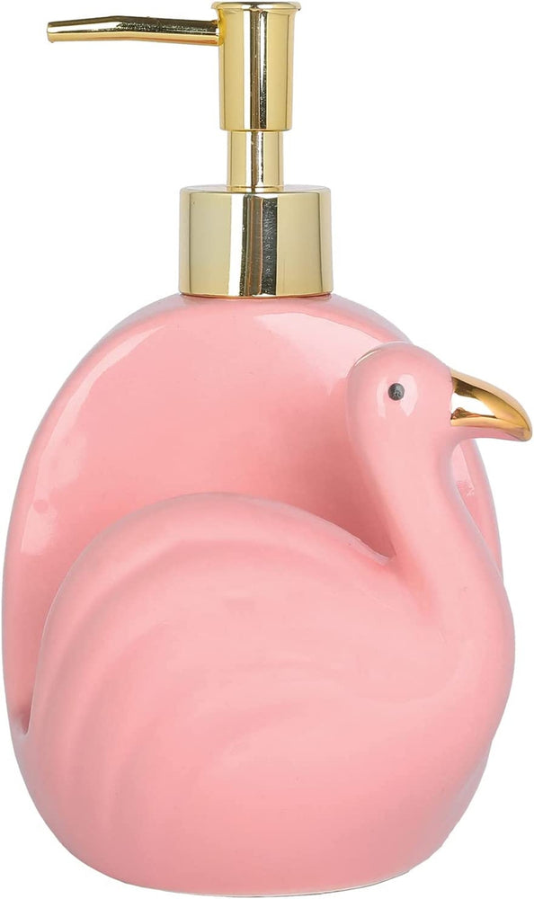 Pink shop soap dispenser