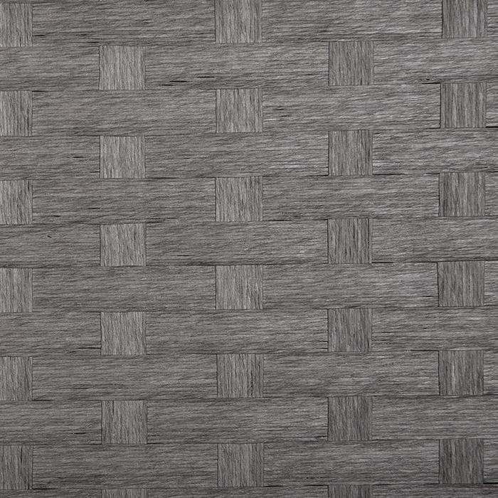 6-Panel Gray Woven Seagrass Room Divider - MyGift