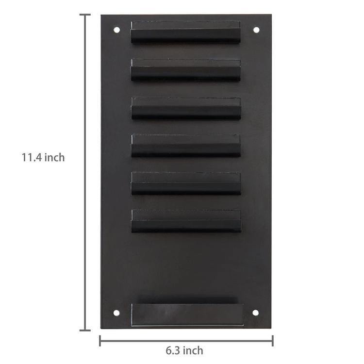 Metal Dry Erase Marker and Eraser Holder, Black (Set of 2) - MyGift
