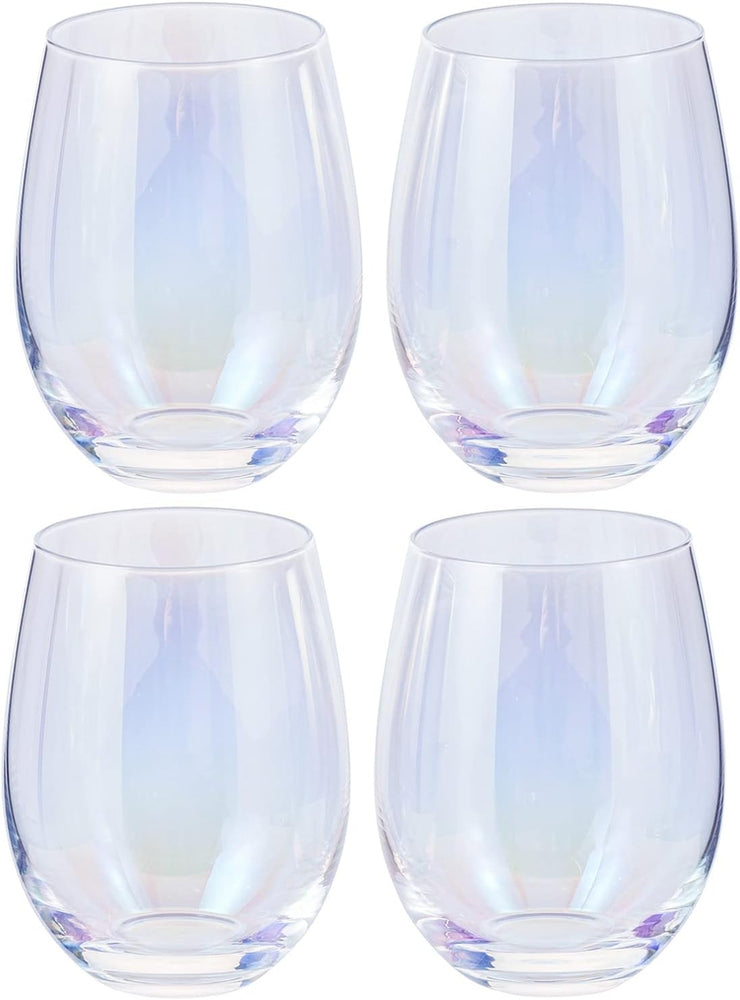 Clear Iridescent Wine Glass - 2 Pack — Cali & Caro