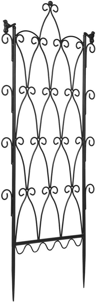 Set of 2, Large Metal Trellis Garden Decor, Outdoor Plant Climbing Support Stakes, 48 x 18 Inch-MyGift