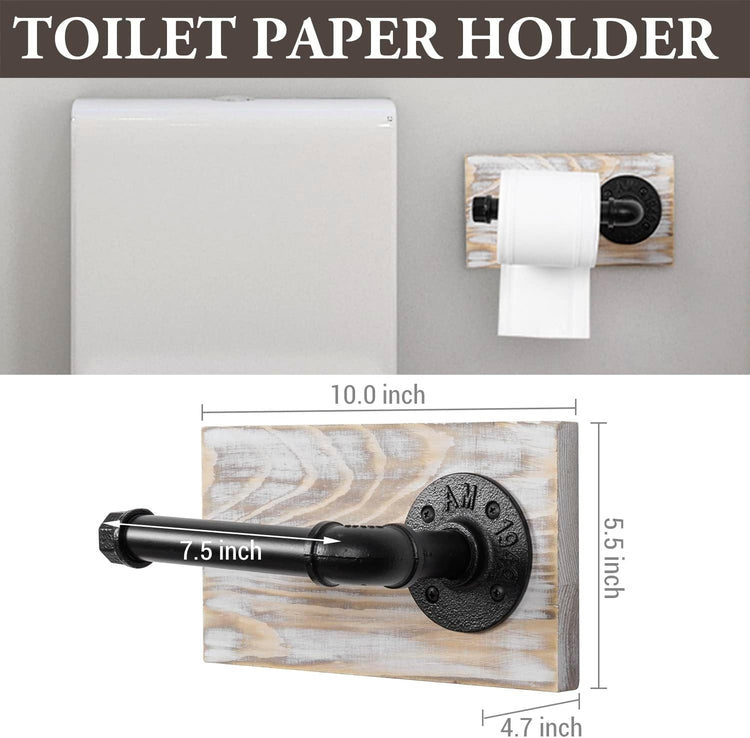 Wall Mounted Paper Hand Towel Holder. Rustic Industrial Paper Towel  Dispenser, Farmhouse Paper Towel Holder, Urban Modern Paper Towel Rod 