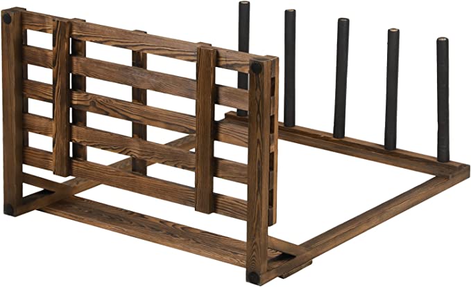 4FT Firewood Rack Outdoor Firewood Storage Rack Guatemala