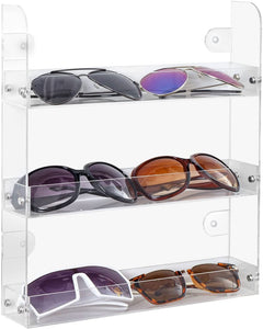 5 Tier Clear Acrylic Sunglasses Holder Rack, Retail Eyewear Showcase S –  MyGift