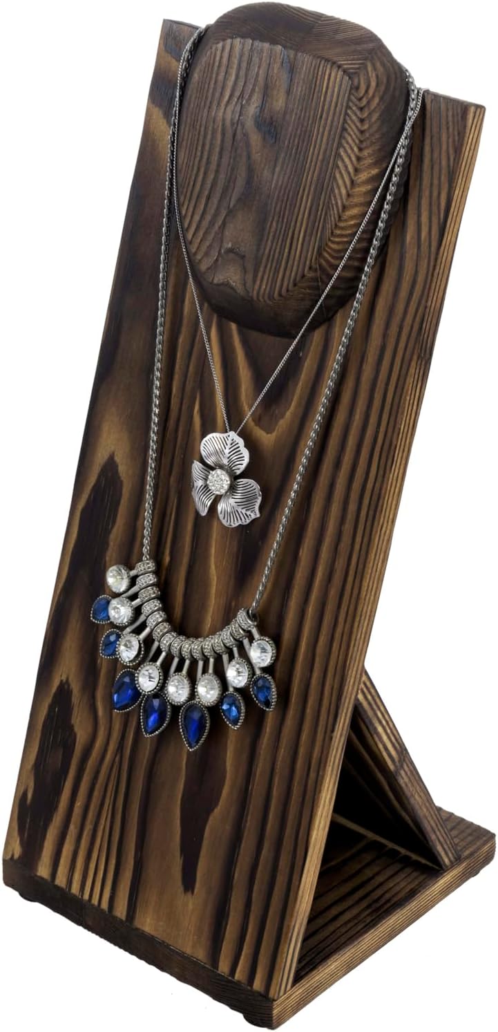 Amazon.com: PH PandaHall Wood Necklace Jewelry Display Stand for 9 Necklaces,  Necklace Storage Holder Wood Plank Necklace Display Stand Necklace Jewelry  Organizer Display Stand for Bracelet Necklace : Clothing, Shoes & Jewelry