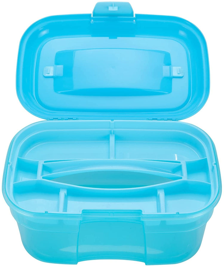 Heavy Duty Blue Plastic First Aid Kit Storage Bin, Arts and Crafts Car –  MyGift