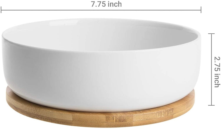 8 inch white plant pot 8-Inch Succulent White Ceramic Round Planter Pot with Drainage Hole an – MyGift
