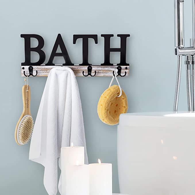 New Nail Free Foldable Bath Towel Rack Active Bathroom Towel Holder Double Towel  Shelf With Hooks Bathroom Accessories