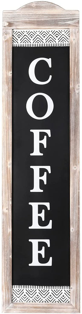 47-Inch Rustic Weathered Wood Freestanding A-Frame "COFFEE" Sidewalk Sign-MyGift