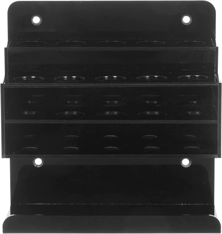 Black Acrylic Whiteboard Accessories Rack, Wall Mounted Dry Erase Marker Holder and Eraser Tray-MyGift