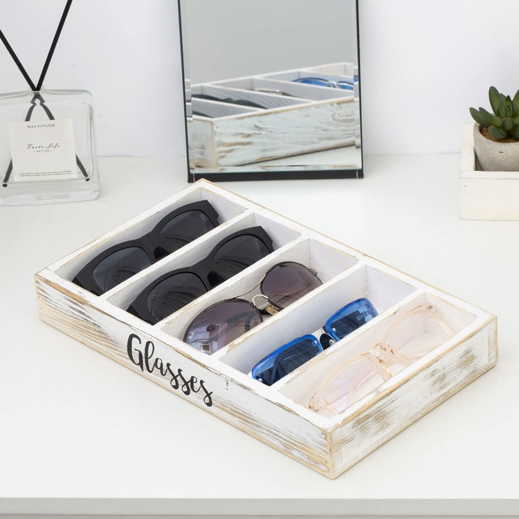 Buy Whixant Sunglasses Organizer, 3 Slots Compact Travel Glasses Case,  Multiple Pairs Eyeglasses Storage Box Hanging and display Eyewear Holder  For Men & Women - (Multicolor) at Amazon.in