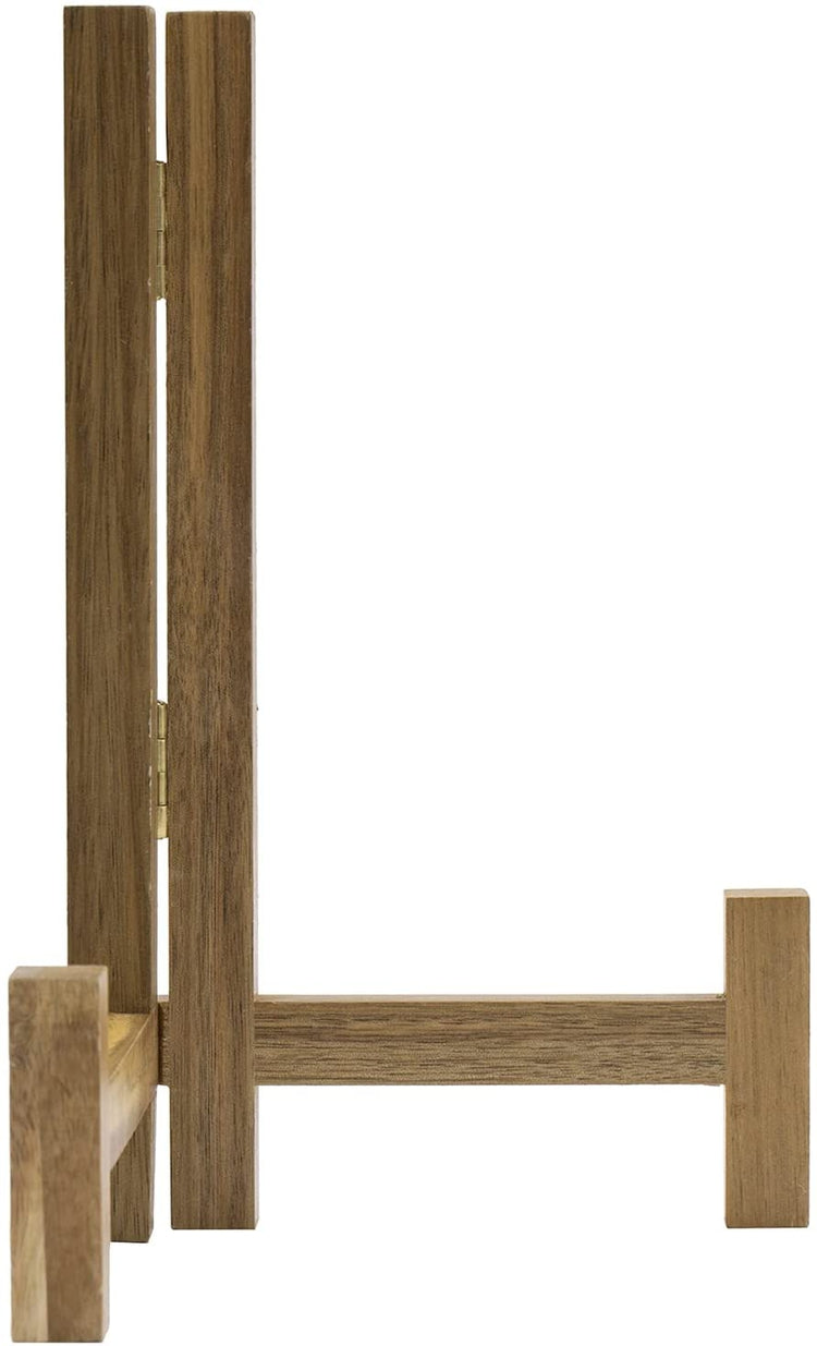 Wooden plate display stand deals