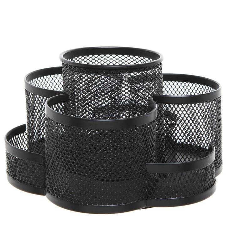 7 Compartment Rotating Mesh Office Caddy - MyGift
