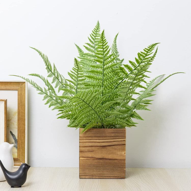 Fake Fern Plant, Artificial Greenery, Maidenhair Potted Faux Fern in B
