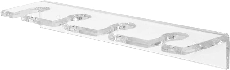 Clear Acyrlic Hanging Stemware Rack, Wall Mounted Glassware Storage-MyGift