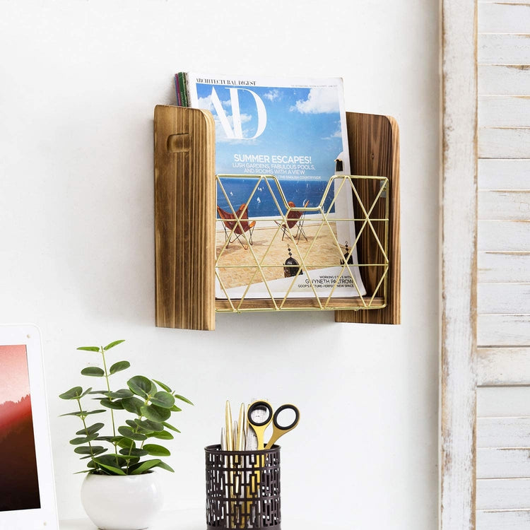 Wooden Photo Holder Picture Holder With Wire Metal Shape, 58% OFF