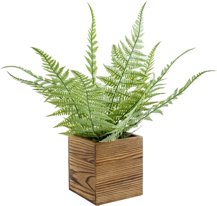 Fake Fern Plant, Artificial Greenery, Maidenhair Potted Faux Fern in B